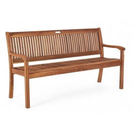 Banca pentru gradina, Noemi, Bizzotto, 158 x 60 x 88 cm, lemn de salcam