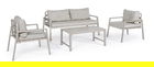 Set mobilier de gradina 4 piese, Lorillard, Bizzotto, ivoriu