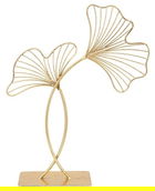 Decoratiune Leaf Glam, Mauro Ferretti, 35 x 11.5 x 44 cm, fier, auriu