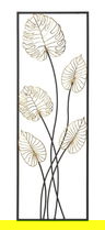 Decoratiune de perete, Luxy, Mauro Ferretti, 31x90 cm, fier