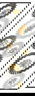 Decoratiune de perete, Art B, Mauro Ferretti, 31x90 cm, fier