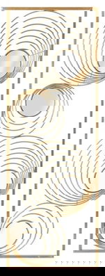 Decoratiune de perete, Rays, Mauro Ferretti, 32x90 cm, fier