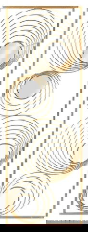 Decoratiune de perete, Rays, Mauro Ferretti, 32x90 cm, fier