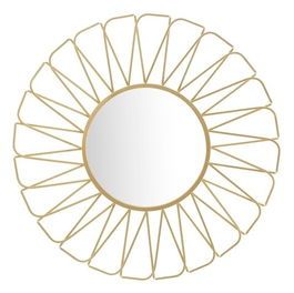 Oglinda decorativa, Rays, Mauro Ferretti, 96 cm, auriu