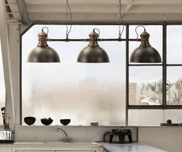 Lustra Industry, Mauro Ferretti, 120x30x30 cm, fier, negru