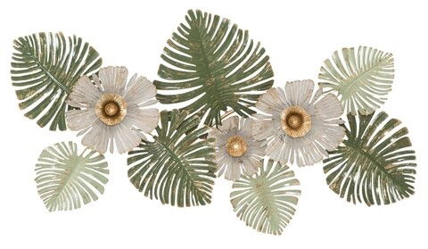 Decoratiune de perete 3D Exotic, Mauro Ferretti, 91x6x48.5 cm, fier