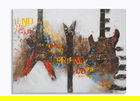 Tablou decorativ Guitars Arty, Mauro Ferretti, 90x120 cm, pictat manual, canvas/lemn de pin