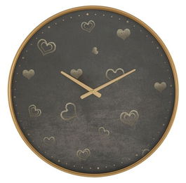Ceas de perete Hearts, Mauro Ferretti, Ø60 cm, fier/sticla
