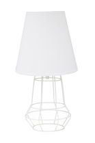 Lampa de masa Indianapolis, Mauro Ferretti, 1 x E14, 40W, Ø20x37 cm, fier/textil