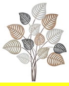 Decoratiune de perete 3D Otip B, Mauro Ferretti, 81x100 cm, fier, multicolor