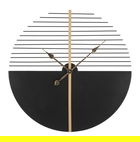 Ceas de perete Glam Stick, Mauro Ferretti, Ø 60 cm, fier, negru