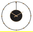 Ceas de perete Pearl, Mauro Ferretti, Ø 61 cm, fier, negru