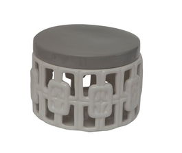 Cutie pentru depozitare Arabesque, Mauro Ferretti, 24x17.5 cm, ceramica