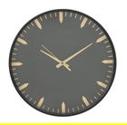 Ceas de perete Elegant, Mauro Ferretti, 40 cm, fier, negru/auriu