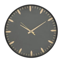Ceas de perete Elegant, Mauro Ferretti, 40 cm, fier, negru/auriu