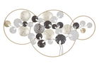 Decoratiune de perete Rounds, Mauro Ferretti, 130x70 cm, fier, multicolor