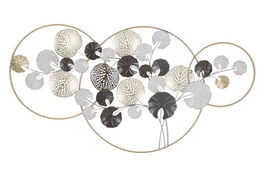 Decoratiune de perete Rounds, Mauro Ferretti, 130x70 cm, fier, multicolor