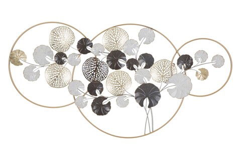 Decoratiune de perete Rounds, Mauro Ferretti, 130x70 cm, fier, multicolor