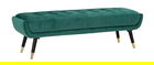 Bancheta Infinity, Mauro Ferretti, 141x41x43 cm, catifea, verde
