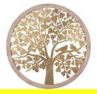 Decoratiune de perete Gold Tree, Mauro Ferretti, 80x80 cm, fier, auriu