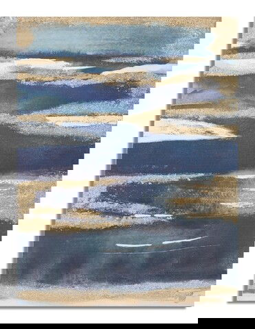 Tablou decorativ Dark Blue, Mauro Ferretti, 60x80 cm, canvas pictat manual, multicolor