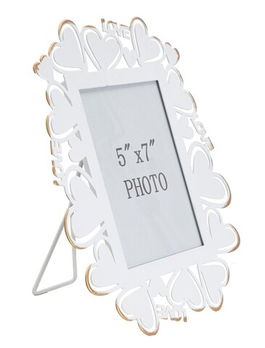 Rama foto Love, Mauro Ferretti, 25x27.7 cm, fier, alb/auriu