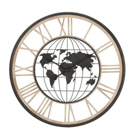 Ceas de perete World, Mauro Ferretti, Ø 70 cm, fier, multicolor