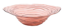 Bol decorativ Dancy, Mauro Ferretti, Ø 48x14 cm, sticla reciclata, roz