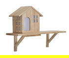 Aplica de perete Sweet Home, Mauro Ferretti, 1 x E14, 40W, 60x16x39 cm, lemn de arbore de cauciuc