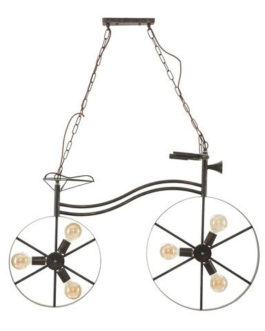 Lustra Bicicletta, Mauro Ferretti, 6 x E27, 20W, 110x49x69 cm, fier