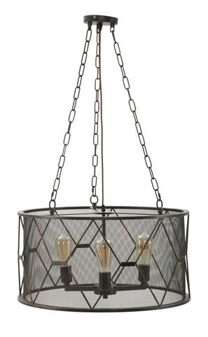 Lustra Gothic, Mauro Ferretti, 3 x E27, 20W, Ø 60x30 cm, fier