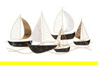 Decoratiune de perete Regata, Mauro Ferretti, 115x63 cm, fier, multicolor