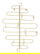 Suport pentru sticle Alid, Mauro Ferretti, 53x13x72 cm, fier, auriu