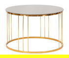 Masuta de cafea Simple Bronze, Mauro Ferretti, Ø 70x46 cm, fier, auriu