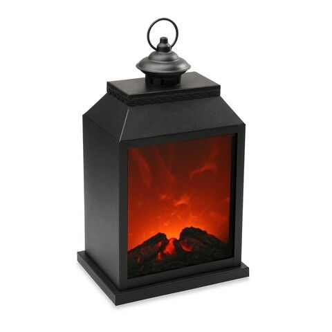 Decoratiune luminoasa Lamp, Versa, 22x16x27 cm, metal/catifea