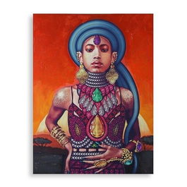Tablou decorativ Ethnic Style, Versa, 90x120 cm, canvas