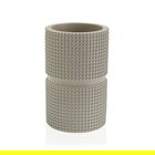 Suport periute si pasta de dinti Martina, Versa, Ø7.4x11.4 cm, polirasina, bej