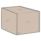 Husa protectie element brat dreapta, 4Season, L.81.2 l.101.6 H.81.2 cm, vinil, crem