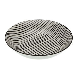 Farfurie adanca Black Line, Versa, Ø 20.5 cm, portelan, negru