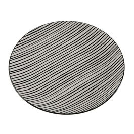 Farfurie intinsa Black Line, Versa, Ø 27 cm, portelan, negru