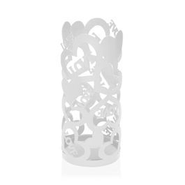 Suport pentru pahare Cozy, Versa, 8 x 8 x 18 cm, metal, alb