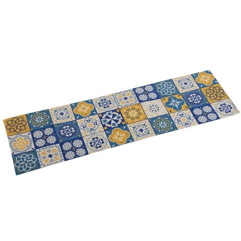 Traversa de masa Mosaic Yellow, Versa, 44.5 x 154 cm, poliester