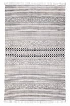 Covor Giordania Grey, Bizzotto, 160 x 230 cm, 100% bumbac