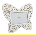 Rama foto Bird Butterfly, Bizzotto, 10x15 cm, lemn, verde