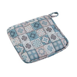 Suport pentru vase fierbinti Mandala Green, Versa, 20 x 20 cm, textil