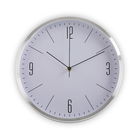 Ceas de perete Quinn, Versa, 30 cm, aluminiu, argintiu