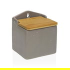 Recipient pentru sare Gael, Versa, 12 x 13 x 10.5 cm, dolomit, gri