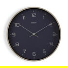 Ceas de perete Leslie, Versa, 30.5 cm, plastic, albastru