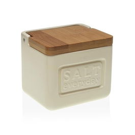 Recipient pentru sare Salt Everyday, Versa, 11.5 x 9.5 x 10.5 cm, ceramica