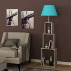 Lampadar Homitis, Tower - Light Mocha, Blue, 15x40x168 cm